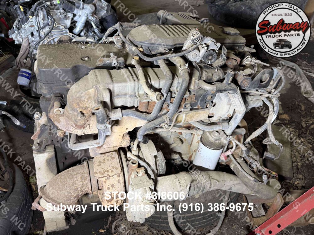 1 Used 2012 Dodge Ram 3500 Engine Assembly 6.7L