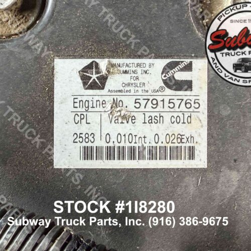 2010 Dodge Dodge 2500 Pickup ENGINE ASSEMBLY