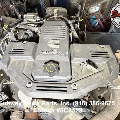 1 Used 2012 Dodge Ram 3500 Engine Assembly 6.7L