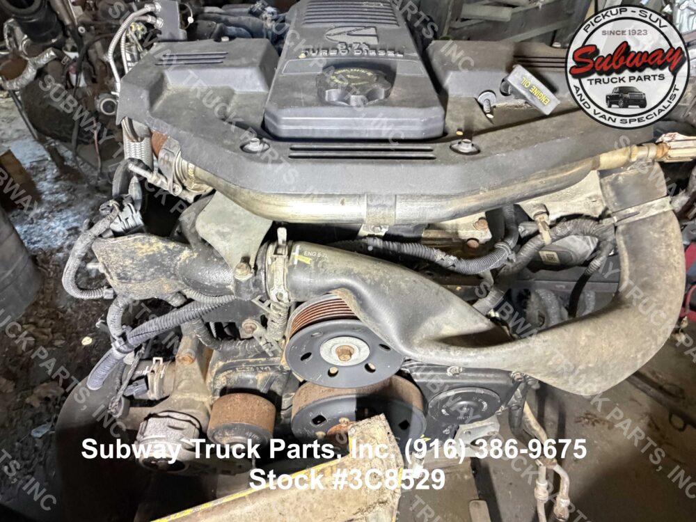 2 Used 2012 Dodge Ram 3500 Engine Assembly 6.7L