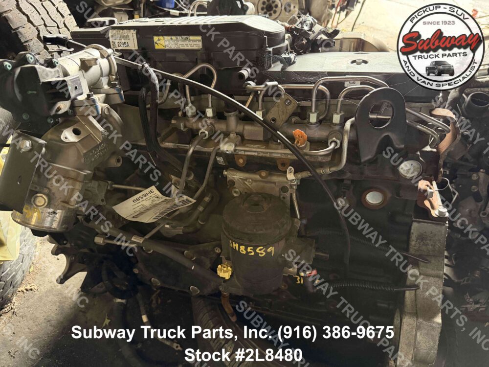 3H8589-4 Used 2020 Dodge Ram 2500 Engine Assembly 6.7L
