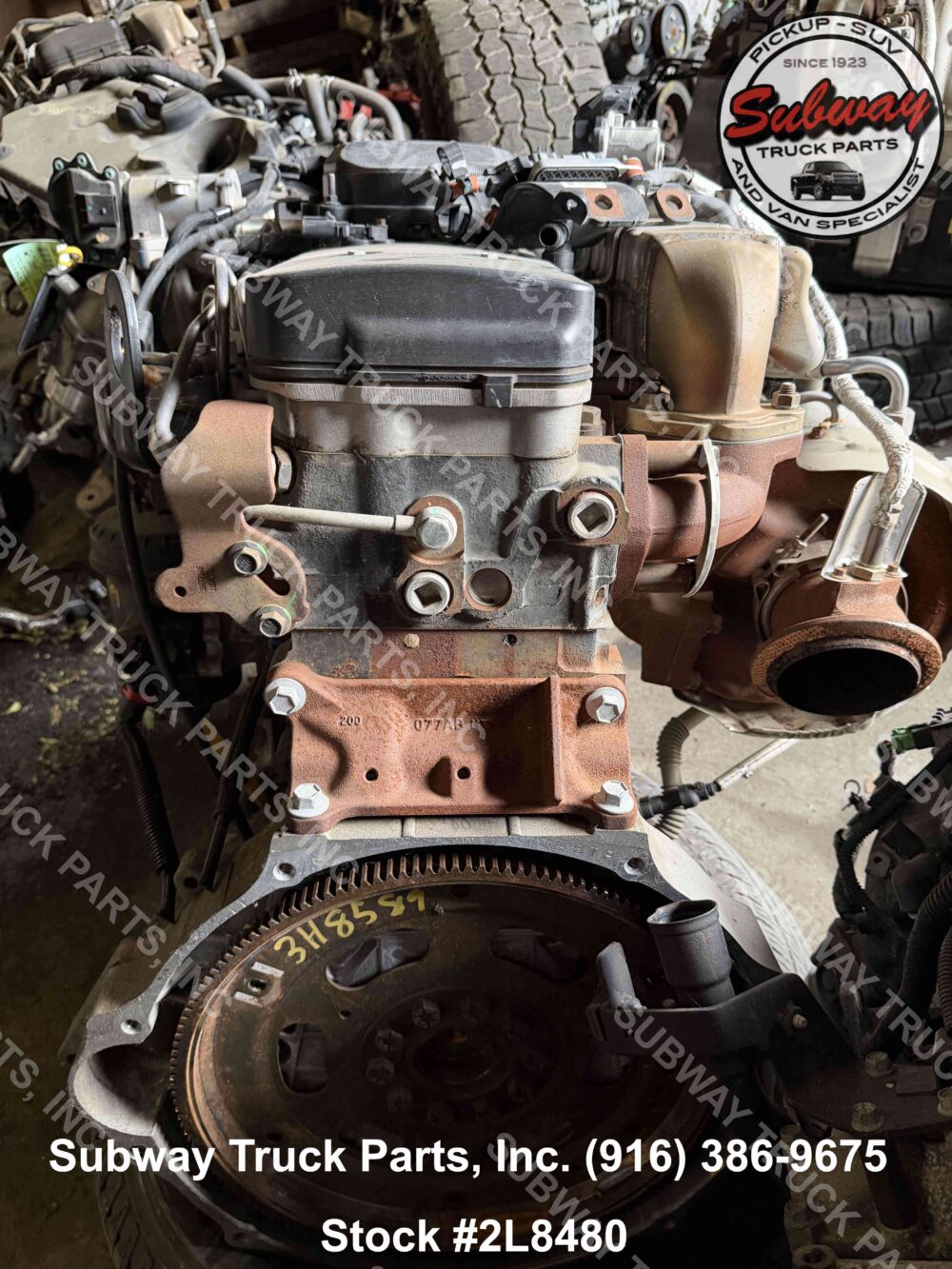 3H8589-5 Used 2020 Dodge Ram 2500 Engine Assembly 6.7L