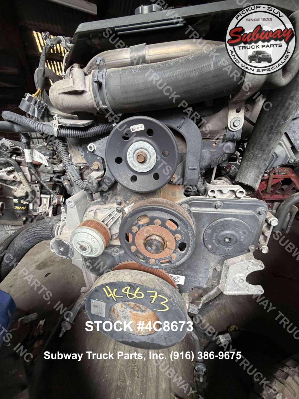Used 2022 Dodge Ram 3500 Engine Assembly 6.7L