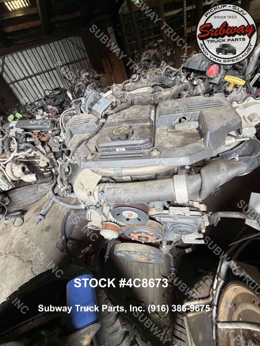 Used 2022 Dodge Ram 3500 Engine Assembly 6.7L