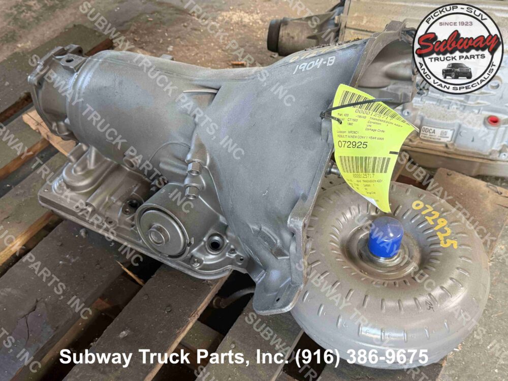 IMG_4349 Used 1992 Chevrolet 1500 Transmission Assy
